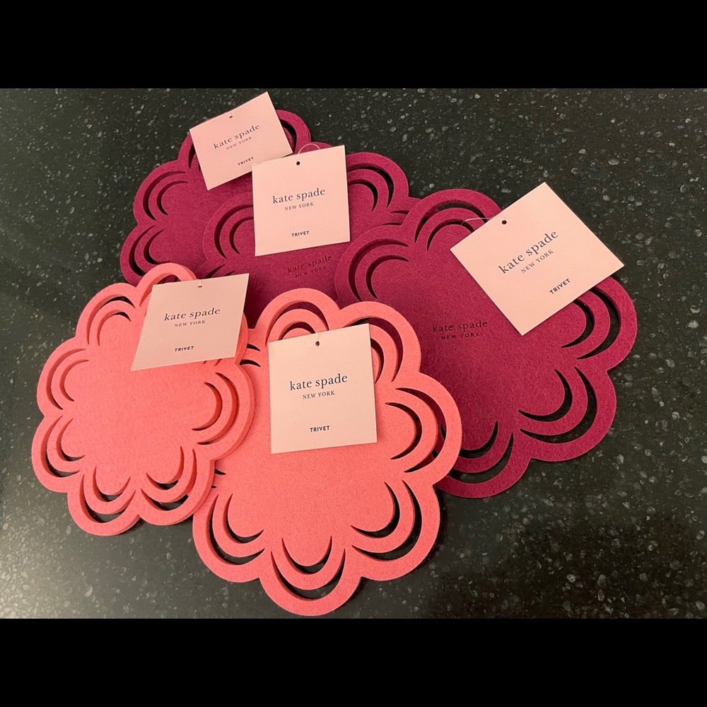 Kate Spade Trivets, Set of 5